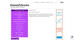 Desktop Screenshot of homeofchrome.co.uk